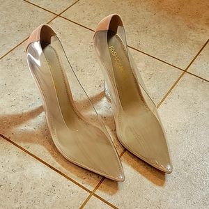 Pointed toe Fashion Nova Cinderella wedges